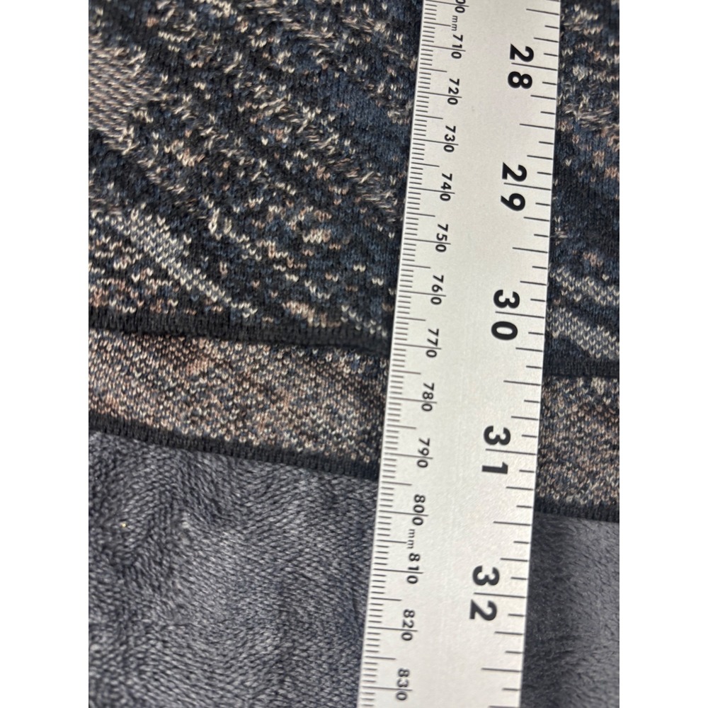 Peruvian Connection Womens Marbled Knit Midi‎ Skirt Gray Black Tan Size M Peru - Picture 3 of 8